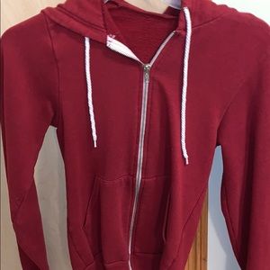 Red Zipup Hoodie